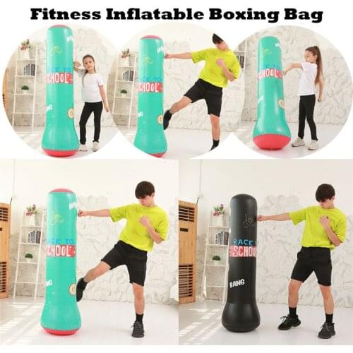 BACK TO SHCOOL three-dimensional inflatable boxing column adult fitness decompression tumbler indoor fitness