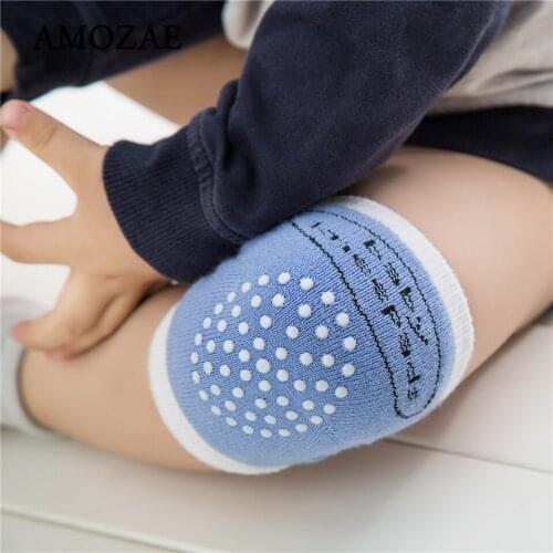 Kids Non Slip Crawling Elbow Infants Toddlers Baby Accessories Knee Pads Protector Safety Kneepad Leg Warmer Girls Boys Cotton