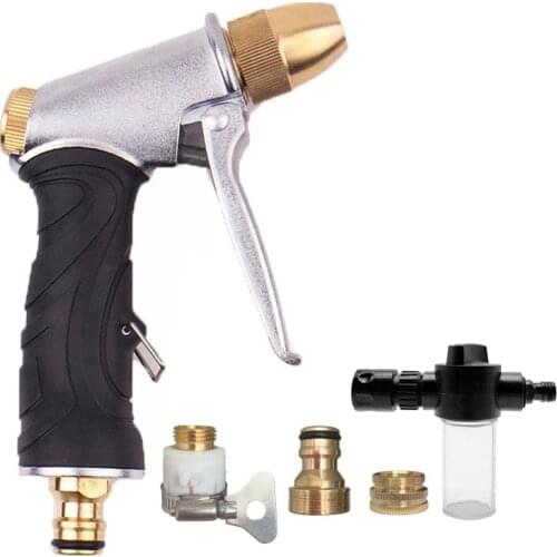 NEW High Pressure Water Spray Gun Car Wash Hose Nozzle Garden Supplies Watering Sprinkler Cleaning Tools Water Gun Dropshipping