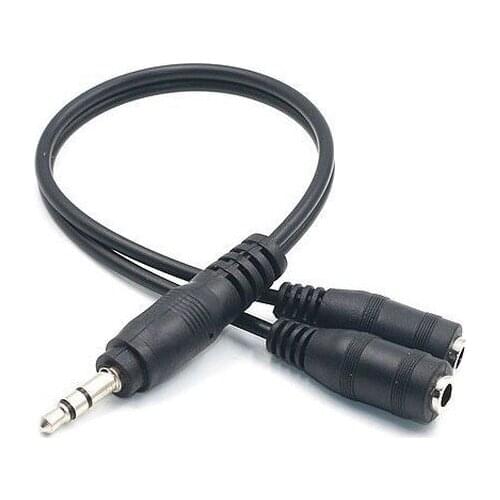 One Point Two 3.5mm Headphone Couple Cable 3.5mm Audio Splitter 8-core for Mobile Phone, IPad, Voice Recorder