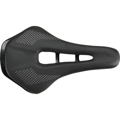 MTB Mountain Bike Saddle Stainless Steel Rails Road Bike Cushion Seat Wide Hollow Saddle Bicycle Saddle Racing Cycling Saddle