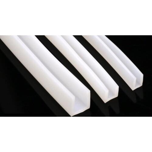 High-Temperature Rubber Trim U Channel Silicone Sealing Strip U Type Weatherstrip For Glass Metal Wood Window Door