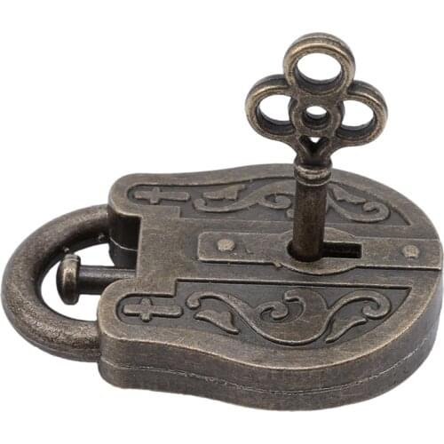 Vintage Metal Cast God Lock Key Puzzle 2020 High Quality Develop Magination Intellectual Educational Kid Toy