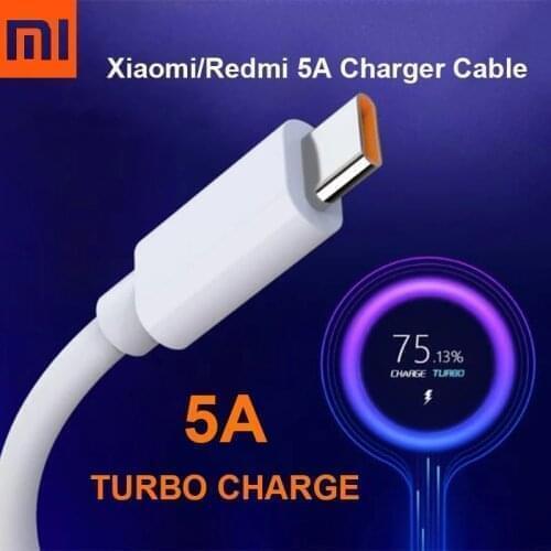 100% Original Xiaomi 5A Turbo Charger Cable Quick Charging Type C USB Line For Poco F3 X3 X2 Pro K30 K40 Pro Mi 11X Lite Redmi