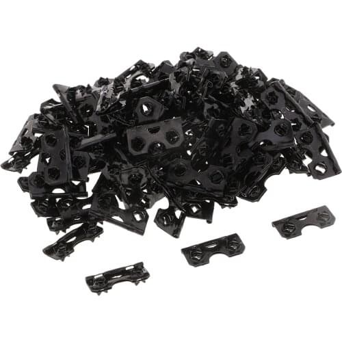 100pcs Fix Picture Photo Frame Back Board Support Stand Leg Feet Hinges Barbed Hinge DIY Framing Supplies Fasteners
