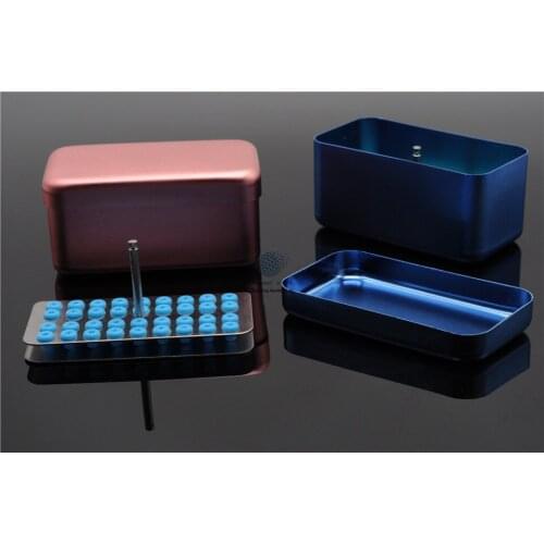 2Pcs FG RA HP Burs Mandrel Autoclavable Disinfection Holder Block Sterilizer