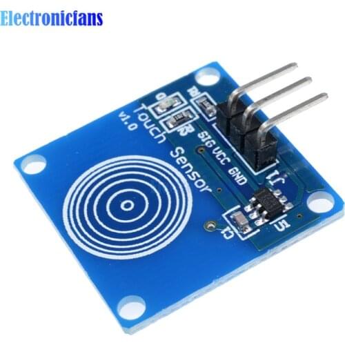 2Pcs TTP223 TTP223B Jog Digital Touch Sensor Capacitive Touch Touch Switch Modules Accessories For Arduino 2-5.5V Power Supply