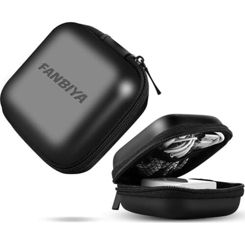 2019 Portable EVA Dust-proof Mesh Bag Earphones Charge Cable Storage Case Organizer