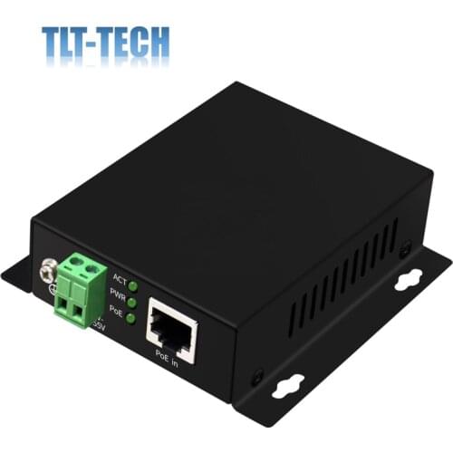 2020 TLT-TECH NEW ITEM IEEE802.3 AF AT 100Mbps industrial POE switch extender for ip camera 250meter