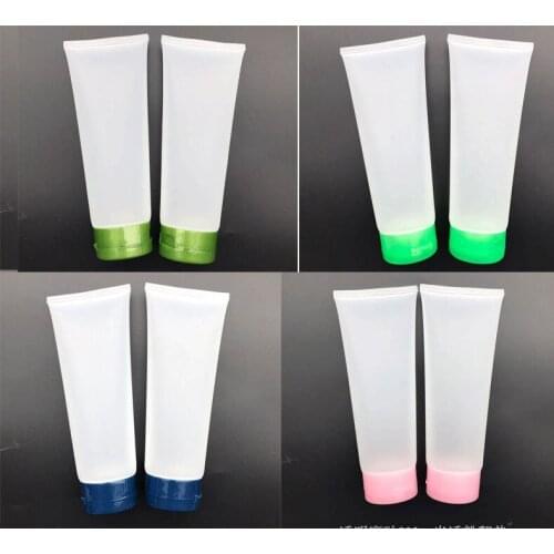 300pcs empty 200ml lotion frosted plastic soft tube for cosmetic skin care cream packaging,200g squeeze container bottles