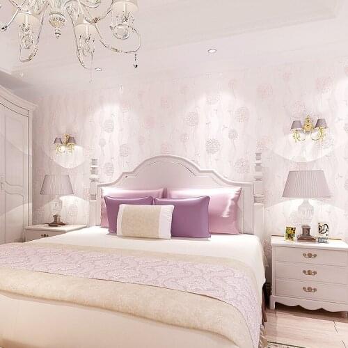 Beibehang papel de parede 3d waterproof pvc wallpaper roll Flowery childrens floral Wall paper kids wall papers bedroom mural