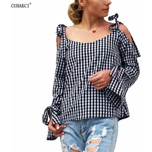 CUHAKCI Women's Plaid Shirts