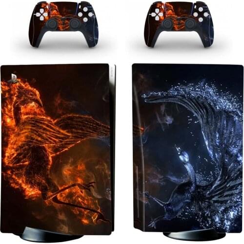Be Reborn PS5 Standard Disc Edition Skin Sticker Decal Cover for PlayStation 5 Console & Controller PS5 Skin Sticker Vinyl