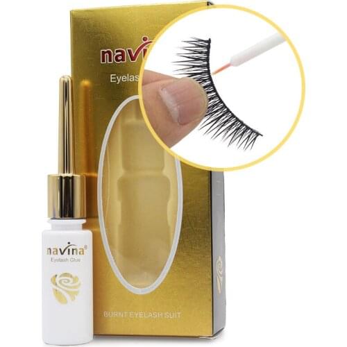Navina 15ml 1PC False Eyelashes Makeup Adhesive False Eyelash Glue Clear-white Translucent Waterproof Eye Lash Cosmetic Tools