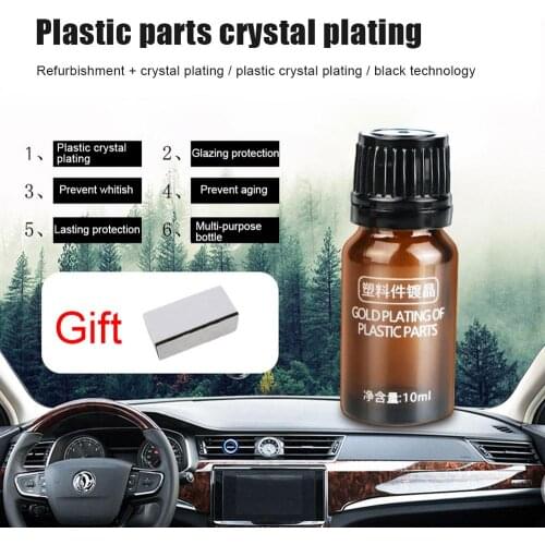 New Auto Car Plastic Parts Retreading Agent Car Interior Plastic Renovated Coating Paste Maintenance Supplies Plastic Parts Wax