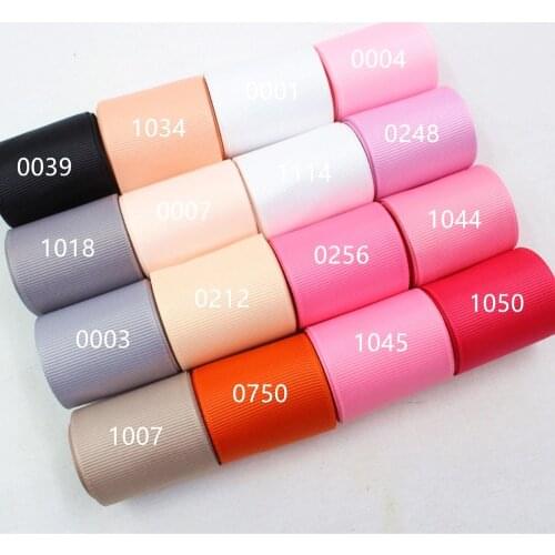 1691914 , 38mm Solid Color Grosgrain Ribbon 10 yards , DIY handmade clothing accessories , Jewelry & Accessories