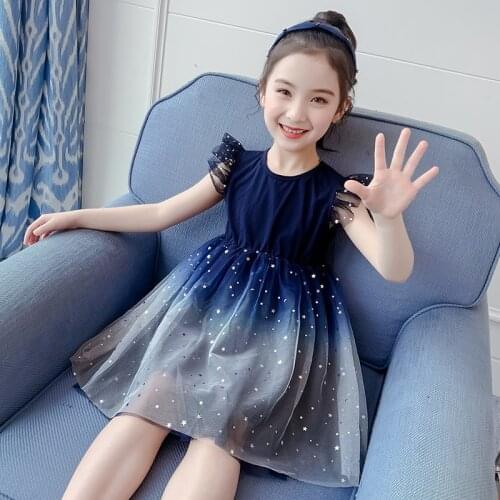 Girls' Short Sleeve Dress Kids Dresses for Girls Toddler Girl Fall Clothes 2021 Kids Clothes