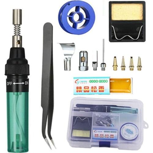 Portable Hold Gas Soldering Iron Electric Portable Triad Gas Welder Electric Tin Soldering Iron Wireless Universal Box-packed
