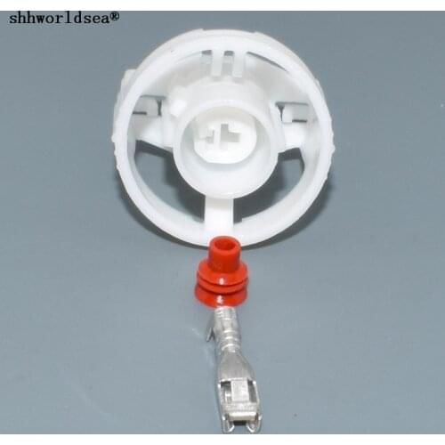 Shhworldsea 1pin 2.8mm female auto electric plastic plug wiring harness cable unseals connector