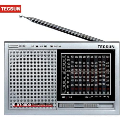 Tecsun / Desheng R-9700DX Dual Conversion of high-performance 12-band stereo radio high quality new Retail-Wholesale