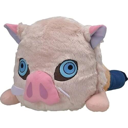 Japan Anime Kimetsu No Yaiba Mejnesoberi Plush Toy Soft Stuffed Dolls 40cm Inosuke Hashibira