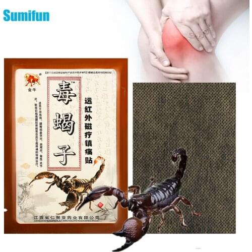 40pcs Scorpion Plaster Pain Relief Patch Arthritis Rheumatoid Back Muscle Joint Knee Shoulder Body Chinese Herbal Medicine Patch