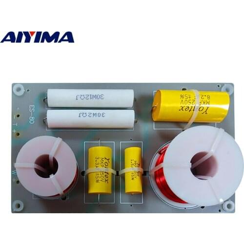 AIYIMA 150W 2 Ways Crossover Treble Bass Audio Speaker Frequency Crossover 2 Way DIY Bookshelf Sound Amplifier Home Theater