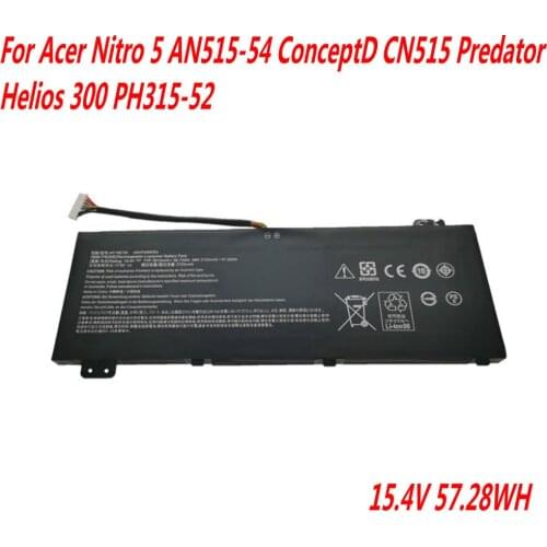 NEW AP18E8M AP18E7M Laptop Battery For Acer Nitro 5 AN515-54 ConceptD CN515 Predator Helios 300 PH315-52 Nitro 5 AN515-54-5