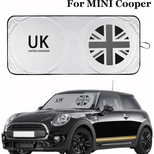 For MINI Cooper Car Sunshade Auto Logo Front Window Visor Cover Windshield Sun Shade UV Protection Car-styling Protector New