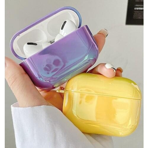 Laser Colorful Lanyard Case for AirPods Proshell Soft TPU Wireless Earphone Cover Headphone Charging Box Accessories