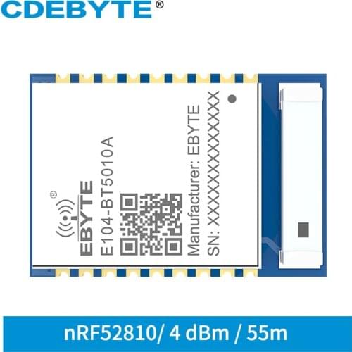 E104-BT5010A CDEBYTE nRF52810 BLE5.0 module UART SMD 2.4GHz serial-to-BLE Master-slave integrated wireless module