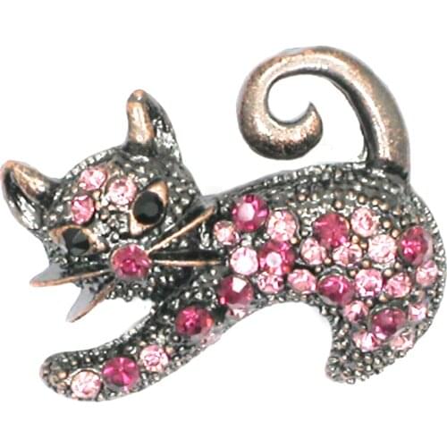 Kittens cat Animal Brooches for Women Cute Fashion Jewelry Brooch Pins Accessories Kids Gift