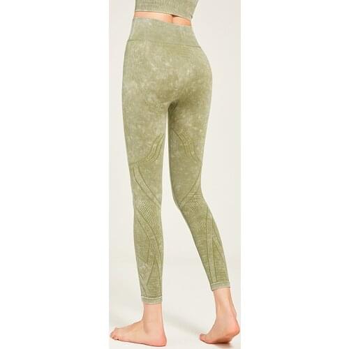 High Waist Seamless Leggings Women Fitness Gym Elastic Trousers Pants Energy Printing Sport Quick-drying Girl Leggins