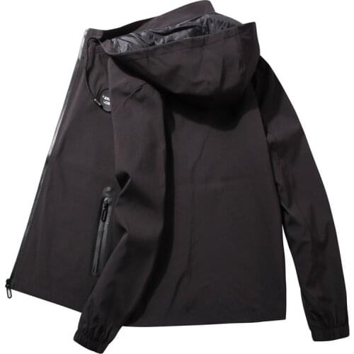 MRMT 2021 Mens Zipper Jackets Polyester Coat Thin Casual Man Hoody Jacket Men Hoodies Jacket Top For Male