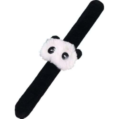 Multi-Designs, Little Panda Plush Girls Hair Decoration Doll , Kids Toy