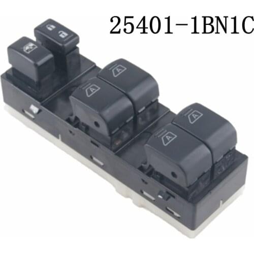 NEW 25401-1BN1C Electric Power Master Window Switch 254011BN1C Fit For Nissan EX25 J50 Infiniti FX35 CLS51 Q60/G QX50/EX QX70/FX