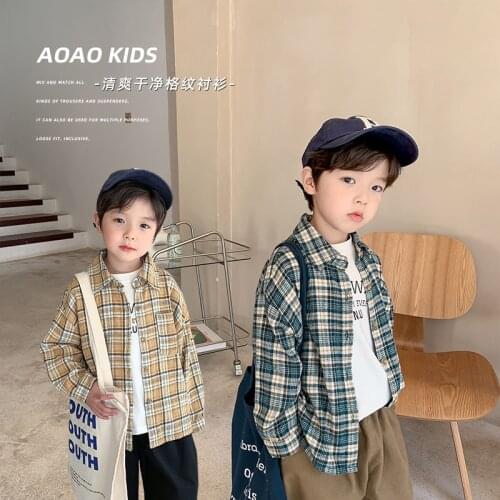 Рубашки с длинным рукавом для мальчиков SZLAPRMK China At AliExpress