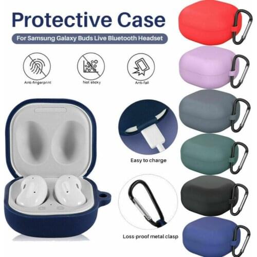 Protective Silicone Case For Samsung Galaxy Buds Live Shell Soft Shockproof Cover For Samsung Galaxy Buds Live TWS Earphone