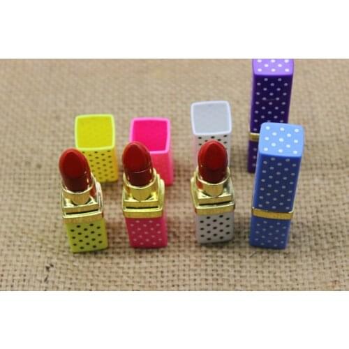 DHL shipping 50pcs/lot Creative Women Lipstick Shape Lighter Butane Gas Refillable Smoking Lighters Valentines Day Gift