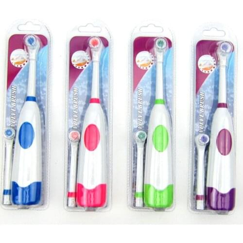 4 Colors Powerful Electric Toothbrush With 2 Brush Heads Battery Operated Oral Hygiene Teeth Brush For Kids Children 2020 NEW