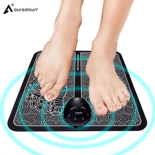 Electric EMS foot massager mat tens massageador pes electroestimulador muscular Health Care relaxation terapia fisica massage