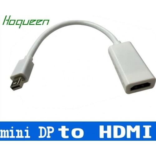Hoqueen 1080P 100pcs/lot*Mini DP to HDMI converter Adapter Cable DisplayPort For Nootbook MacBook Pro Air