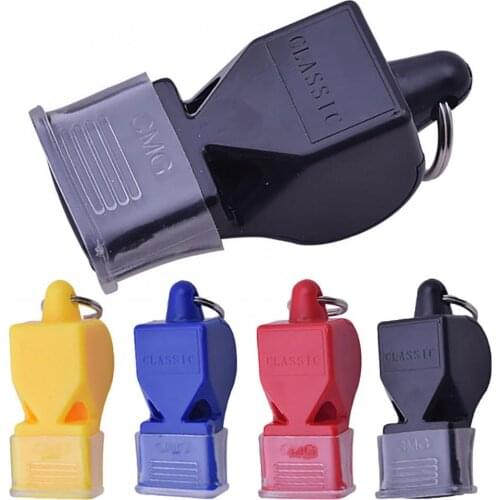 1Pcs Football Basketball Running Sports Training Referee Coaches Plastic Loud Whistle Outdoor Camping Hiking Survival Whistle