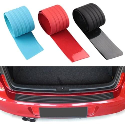 Universal Car Rear Body Guard Bumper Protector Trim Cover Anti-scrape Rubber Stripe Car Styling