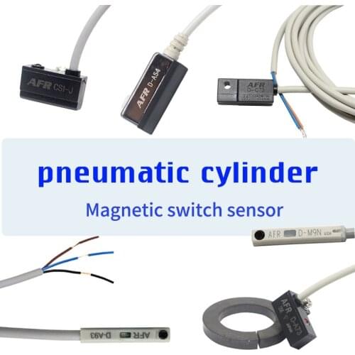 10PCS Air Pneumatic Cylinder Magnetic Reed Switch Sensor CS1-G-U CS1-J-F-E DMS-H D-M9N D-M9NV D-M9PV-M9BV D-A93 -A73-Z73-C73-A54