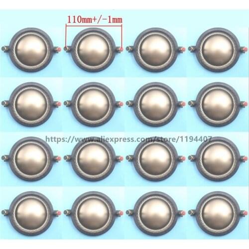 16pcs PURE Aluminum Flat wire Diaphragm For B&C DE900 8Ohm BC-MMD900-8 EAW CD-3514, KF650 Driver Titanium