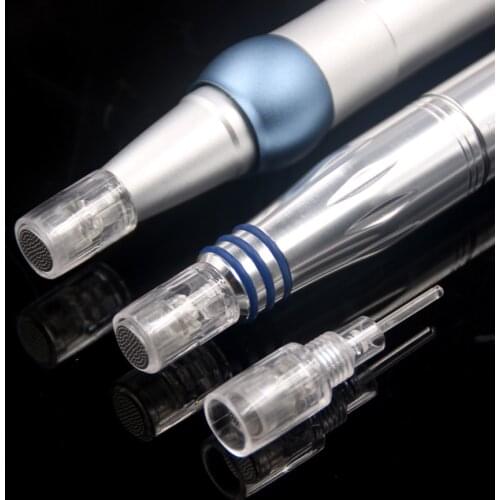 20 Pcs Round Nano Pin Needle Cartridge Bayonet Port for Electric Auto Microneedle Derma Pen/liberty machine/charmant machine