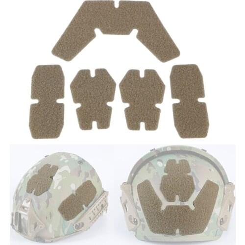 5pcs/set Helmet Patches Hook and Loop Fastener Sticky Helmet Tape Cover for AF Helmets DIY Helmet Accessories
