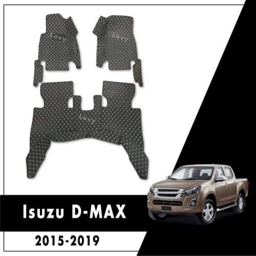 Car Floor Mats For Isuzu Dmax 2016 2017 2018 2019 D-Max d max 2020 Auto Exterior Decoration Waterproof Carpets Parts Accessories