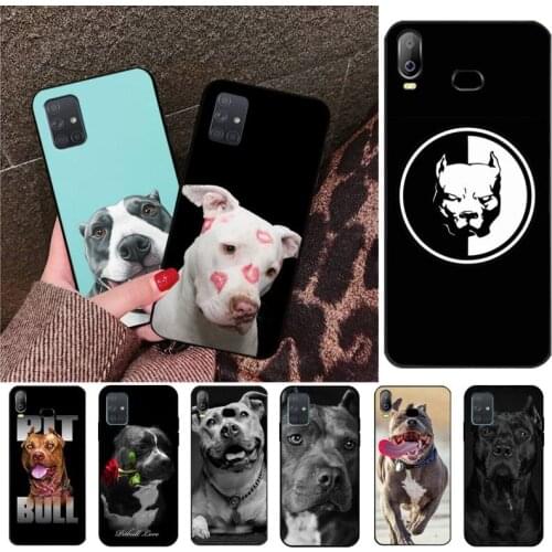 Pit Bull Lovely Pet Dog Pitbull Phone Case For Samsung Galaxy A21S A01 A11 A31 A81 A10 A20E A30 A40 A50 A70 A80 A71 A51